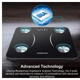 INSMART Smart Scale for Body Weight, BMI, 400 lbs