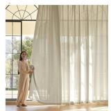 Pinch Pleat Curtains, 100" W x 92" L (per label)