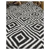 Outdoor rug, about 9