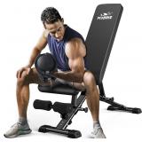 FLYBIRD Weight Bench, Adjustable Training Bench