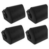 4pc Herdio 5.25" 600W Indoor Outdoor Speakers