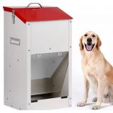 Galvanized Automatic Dog Feeder, 25lbs, Large Dog