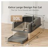 Steel Cat Litter Box (24