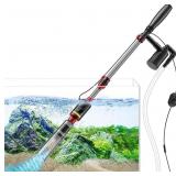 530GPH Electric Fish Tank Cleaner, Adjustable