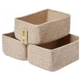 3pc Storage Baskets, 11.5"x7.5"x4.7"