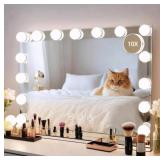 Vanity Mirror 22.8" x 18.2" with LED Lights