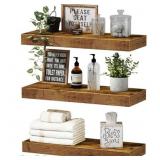 QEEIG Floating Shelves 16 inch Set of 3