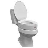 Carex Elongated Toilet Seat Riser, Adds 3.5"