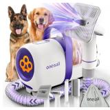 Dog Hair Vacuum & Grooming Kit, Low Noise 12kpa