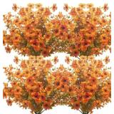 Artificial Flowers, 20 bundles & 6pc in vases