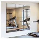 VASUHOME Mirror Tiles 14x12in - 12PCS