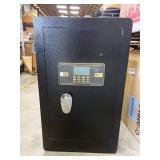 Locked safe, 18.5"w x 15"d x 27.5