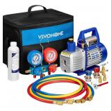 VIVOHOME Air Vacuum Pump & Gauge Set Kit