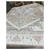 Washable rug, about 142"x106"