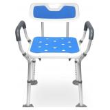Shower Chair with Arms, 450lb capacity