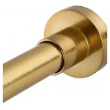 Briofox shower curtain rod, 32"-47", gold