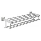 Alise Towel Rack, 20 Inch, Brushed Nickel