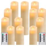 12 Pack Flameless Candles Battery Operated
