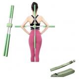 Gedd yoga stick with storage case, green