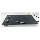 Karienvir 2 burner electric ceramic cooktop