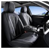 Coverado Black Car Seat Covers, universal fit