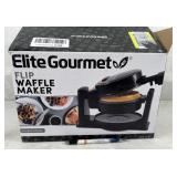 Elite Gourmet flip waffle maker, m#EWM460