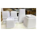 10pc bed risers, 3"-8"