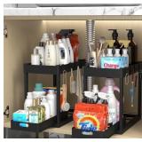 2pc Pougny Under Sink Organizer Racks, 2 Tier
