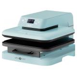 HTVRONT 15"x15" Auto Heat Press, blue