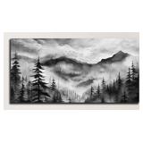 GUGIKA Mountain canvas Wall Art, 29x59 In