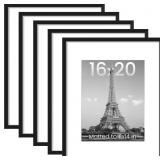 upsimples 16x20 Frames, 5 pack, black