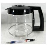 14 cup glass carafe for hot or cold beverages