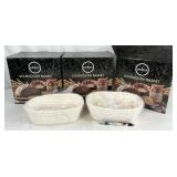 10 Inch Oval Banneton Baskets, Set of 6