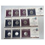 10pc 1999-2000 Washington state quarters,