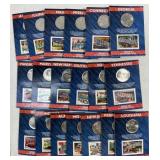 20pc 1999-2003 Washington state quarters,