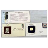 pair of 22k gold stamp replicas