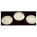 New Orleans Silver Dollar Collection - 3pc Morgan