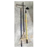 rakes, hoe. NO SHIPPING