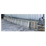 Alum-A-Pole scaffolding system with extra