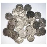 47pc Indian Head Buffalo unknown date nickels