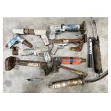 assorted pneumatic tools. NO SHIPPING