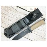 Gerber fixed blade knife with plastic/canvas