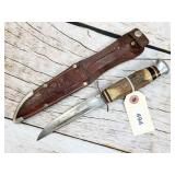 vintage Edge Brand 461 fixed blade knife with