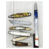 6pc assorted knives, including Imperial Walt