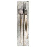 shovel, fork, post hole diggers. NO SHIPPING