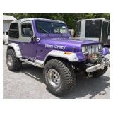 1993 Jeep Plum Crazy Wrangler 4x4