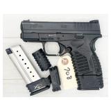 Springfield XDS-9 9mm pistol,