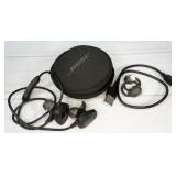 Bose earbunds with charging cable/soft case