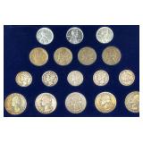 World War II Coinage Collection, in presentation