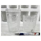 12pc glass tumblers